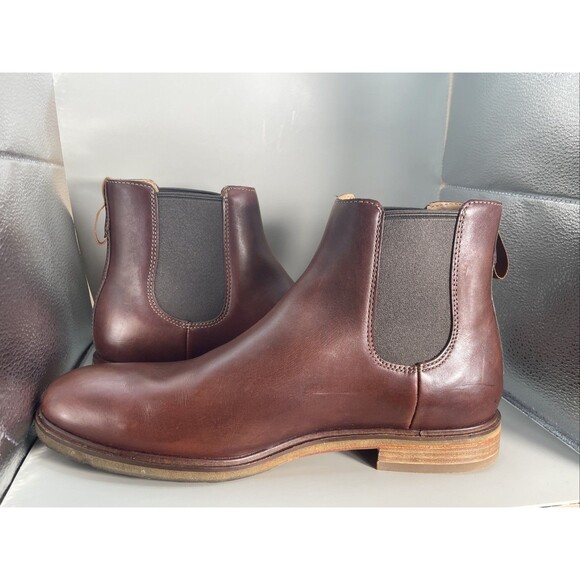 Clarks Clarksdale Easy Chelsea Boots Mens 11.5 M Brown Beeswax Leather main image 10